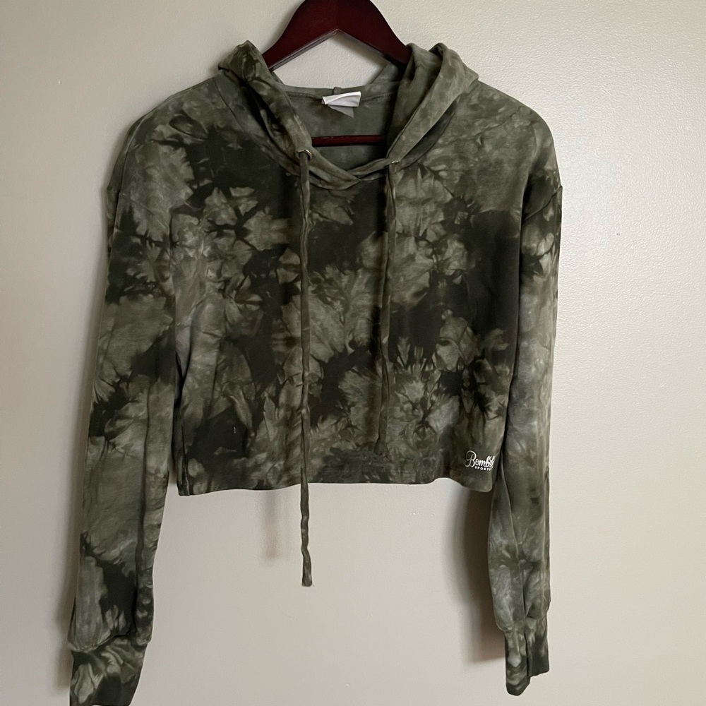 Bombshell SportsWear Crop Hoodie!